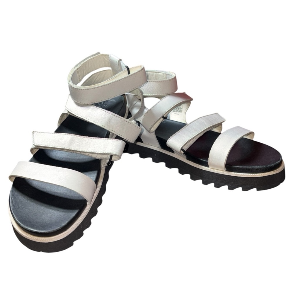Sorel Roaming Multi Strap Flat Sandals White Gladiator Strappy Women’s Size 8 - Picture 11 of 13